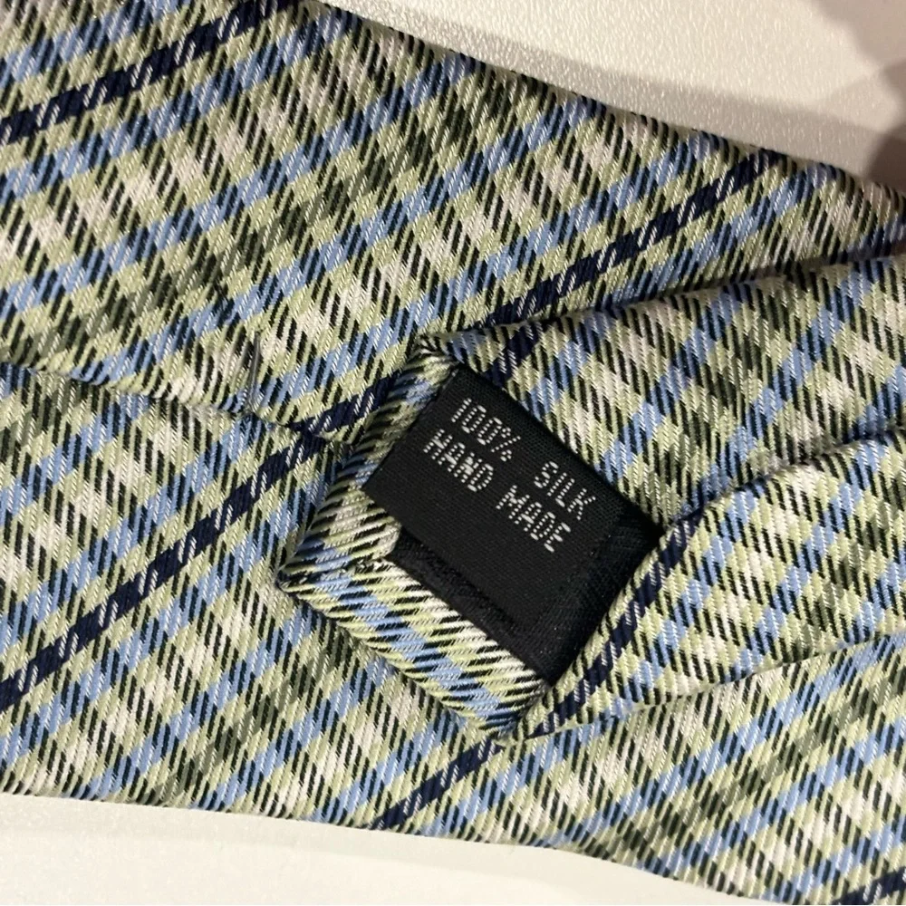 Bruno Pertilli Elegant Blue and Gray Men's Tie